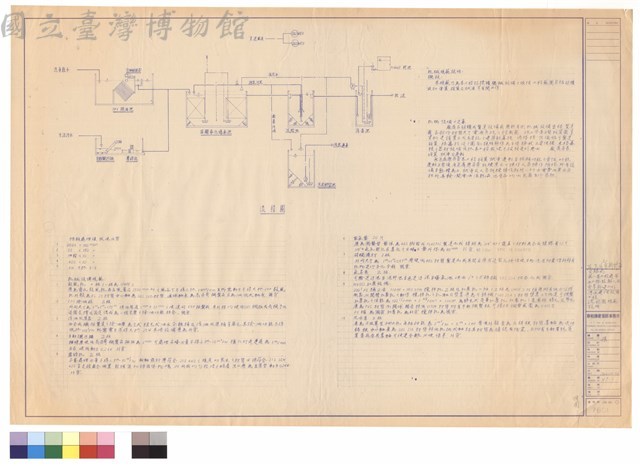 污水處理設備工程流程　流程圖規範說明藏品圖，第1張