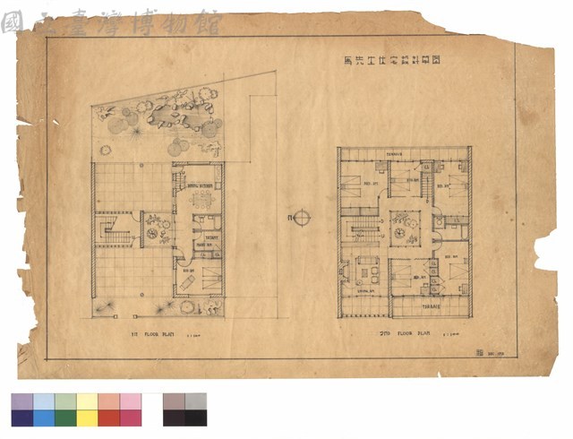 1ST FLOOR PLAN   2ND FLOOR PLAN藏品圖，第1張