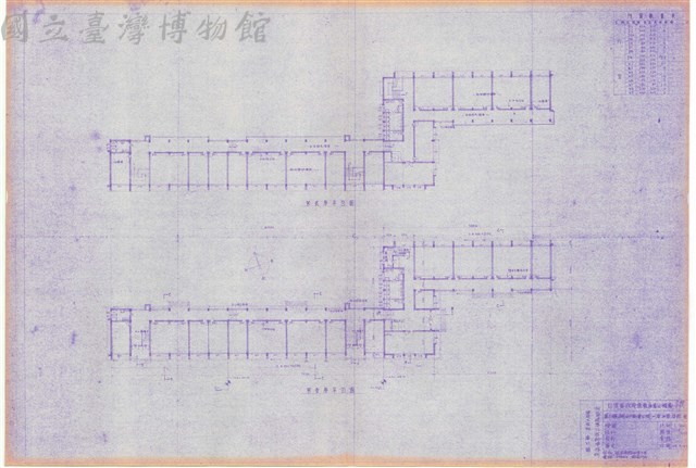 第三號辦公廳 一層二層平面圖藏品圖，第1張
