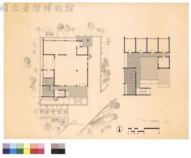 新豐桿弟餐廳宿舍一層平面  二層平面藏品圖，第1張