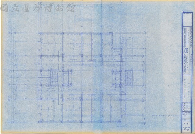 S-7 二層結構平面圖藏品圖，第1張