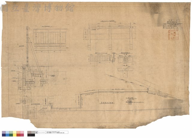 平面、斷面及詳細藏品圖，第1張