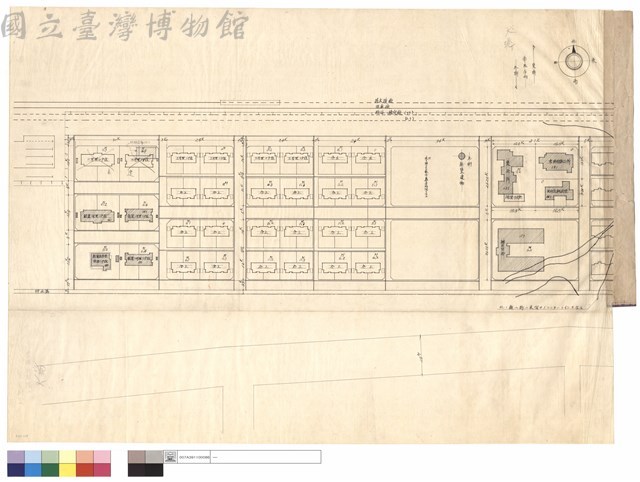 ?高雄新驛構內官舍配置藏品圖，第1張