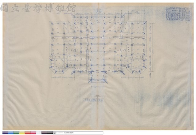 二?版梁結構平面圖藏品圖，第1張