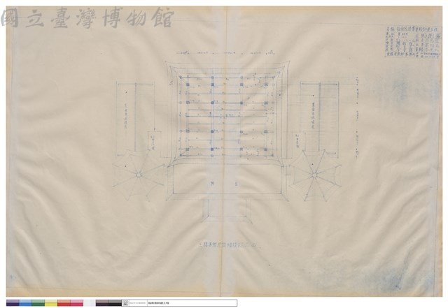 三?本階屋頂結構平面圖藏品圖，第1張