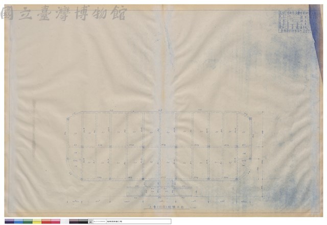 上層(前庭)結構平面藏品圖，第1張