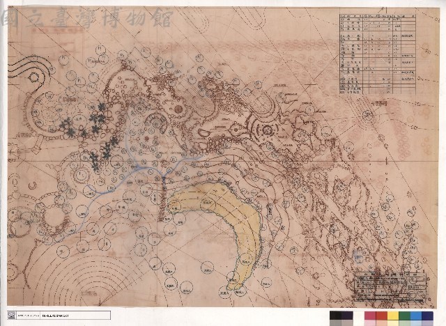 亂流徒涉池植栽平面圖(變更設計)藏品圖，第1張