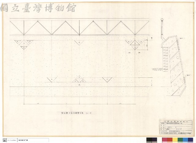 管理棟平台外牆壁面圖藏品圖，第1張
