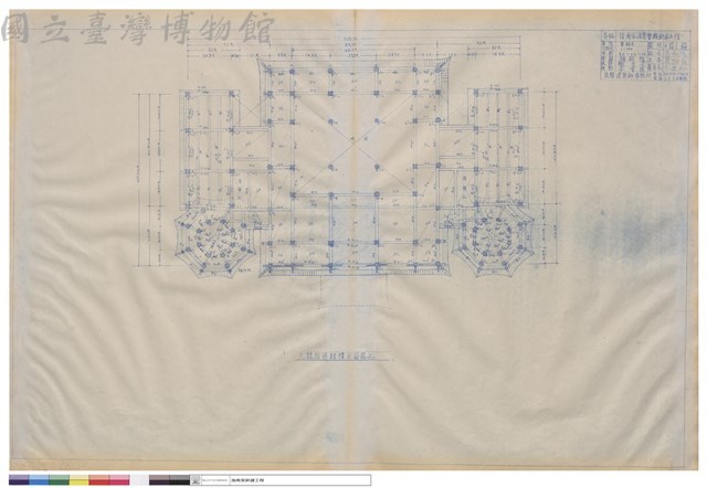 三?版梁結構平面圖藏品圖，第1張