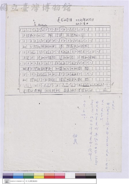 (樂譜)藏品圖，第1張