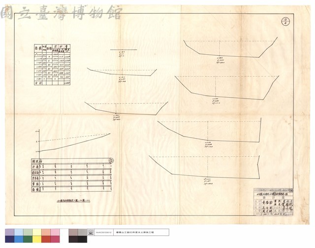160線防砂埧斷面圖藏品圖，第1張