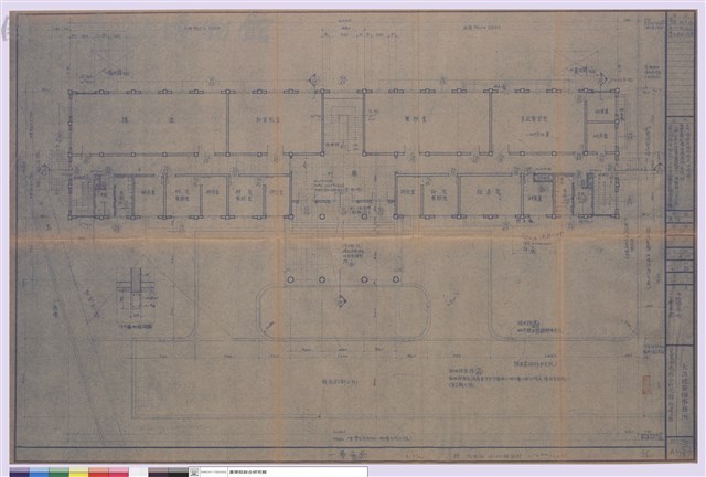 一層平面圖、1B墻基礎藏品圖，第1張