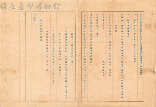 會議記錄藏品圖，第1張