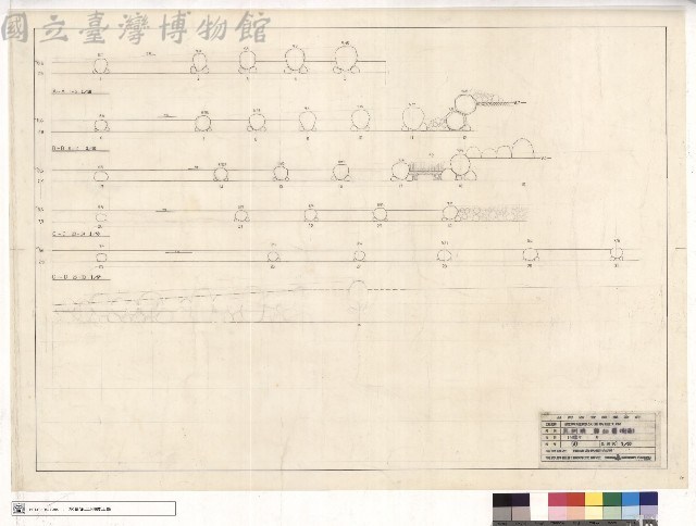 五、洲浜詳細圖(剖面)藏品圖，第1張