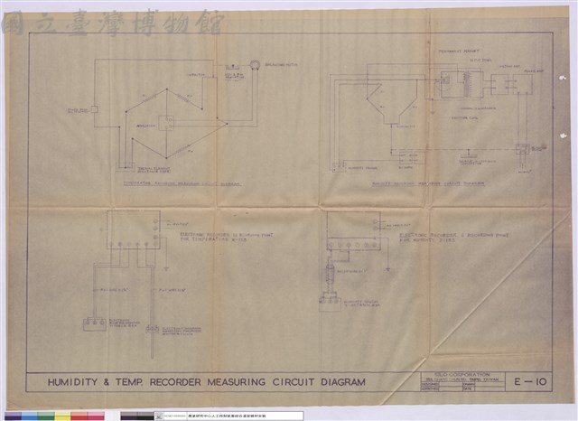 HUMIDITY＆TEMP.RECORDER MEASURING CIRCUIT DIAGRAM藏品圖，第1張
