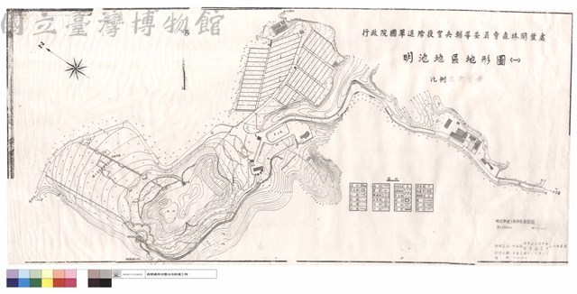 明池地區地形圖(一)藏品圖，第1張