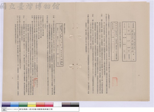 建築工程施工說明書藏品圖，第1張