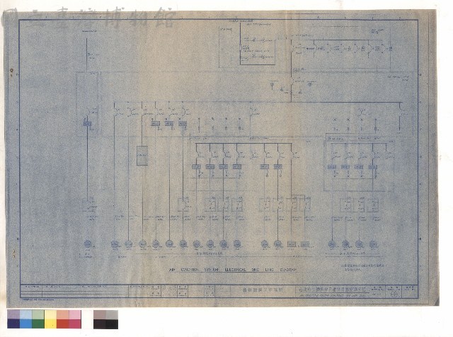AIR CONDITION SYSTEM ELECTRICAL ONE LINE DIAGRAM藏品圖，第1張