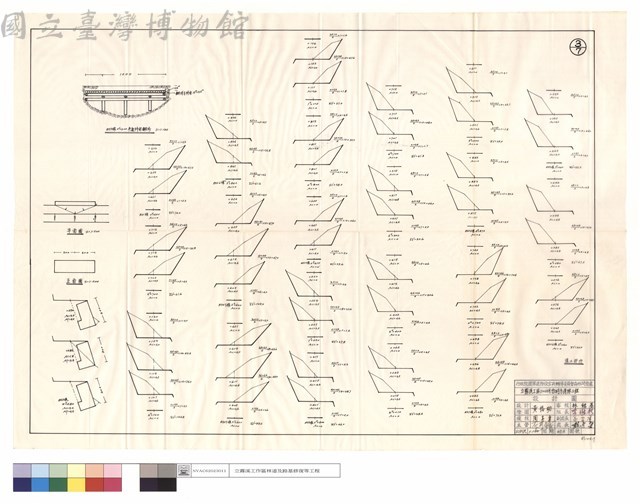 850線0K+300半邊橋面翻修、平,正面圖、僱工部份藏品圖，第1張