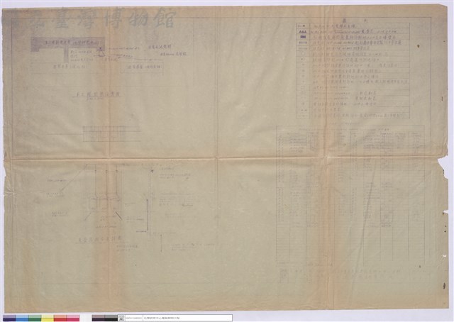 本工程關係位置圖、圖例、變壓器排安裝詳圖藏品圖，第1張