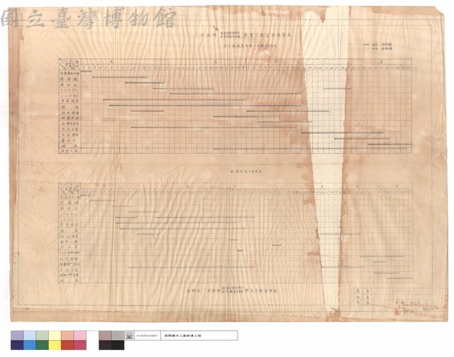 木工廠廠房新建工程,乾燥室施工進度表藏品圖，第1張