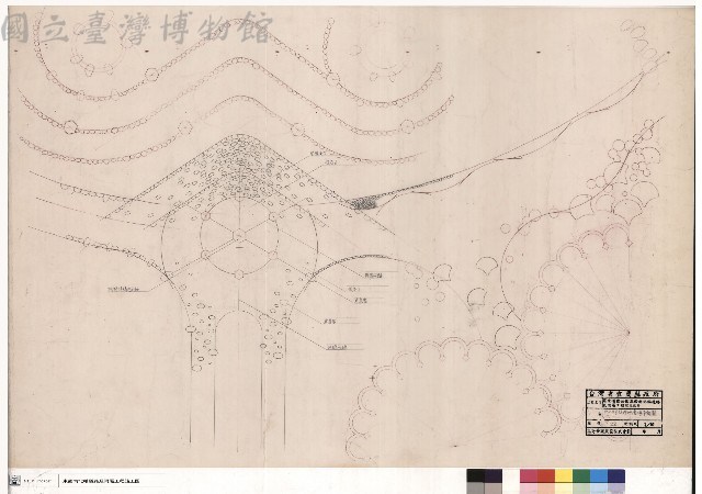 北入口與徒涉池廣場平面圖藏品圖，第1張