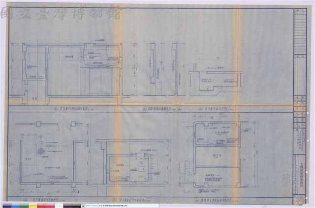 1.蓄水池詳圖、2.攀頂突出物水箱詳圖、3.冷卻塔圍籬詳圖、4.污水池詳圖藏品圖，第1張