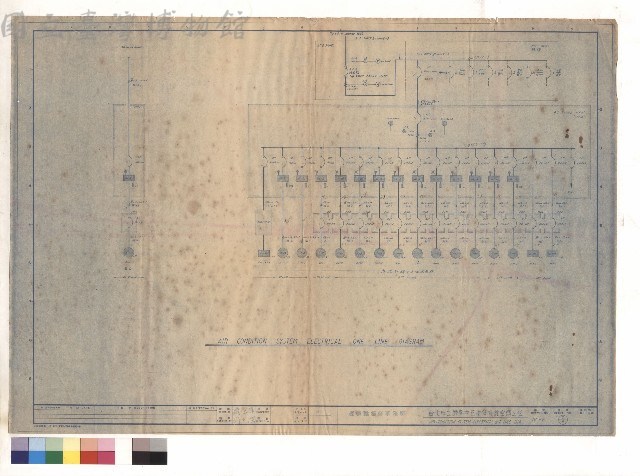 AIR CONDITION SYSTEM ELECTRICAL ONE LINE DIAGRAM藏品圖，第1張