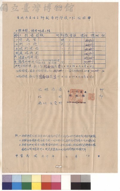 校舍附屬工程藏品圖，第1張