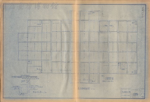 筏式基礎排水平面藏品圖，第1張