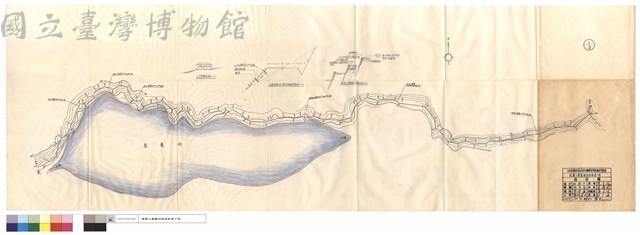 A.P.管,棧道打樁編柵斷面圖、下邊坡填方打樁埋枝植草處理藏品圖，第1張