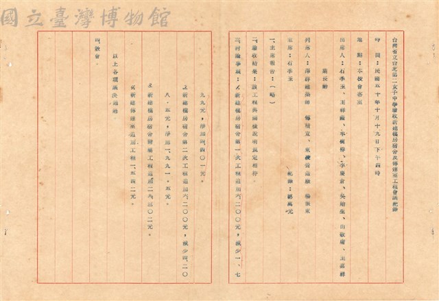 會議記錄藏品圖，第1張
