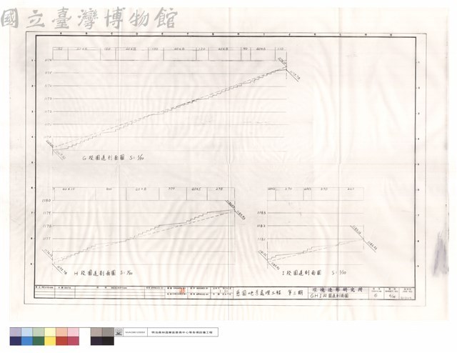 GHI段園道剖面圖藏品圖，第1張
