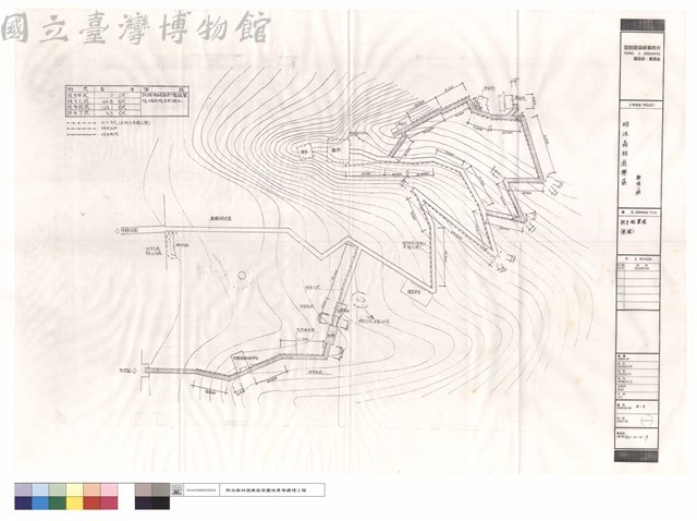 扶手配置圖(慈園)藏品圖，第1張