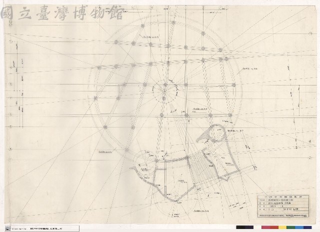 網球場管理棟平頂圖藏品圖，第1張
