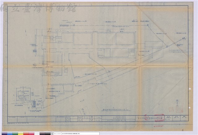 基地內原有設備遷移及埋管工程藏品圖，第1張