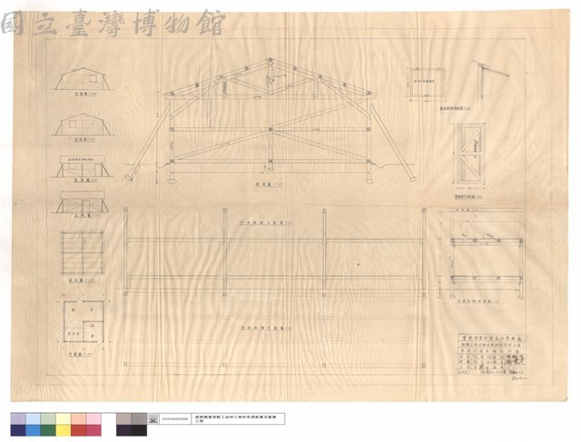 厨房雙層床舖設計圖藏品圖，第1張