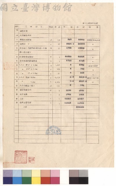綜合教學大樓新建工程水電工程，第十三頁藏品圖，第1張