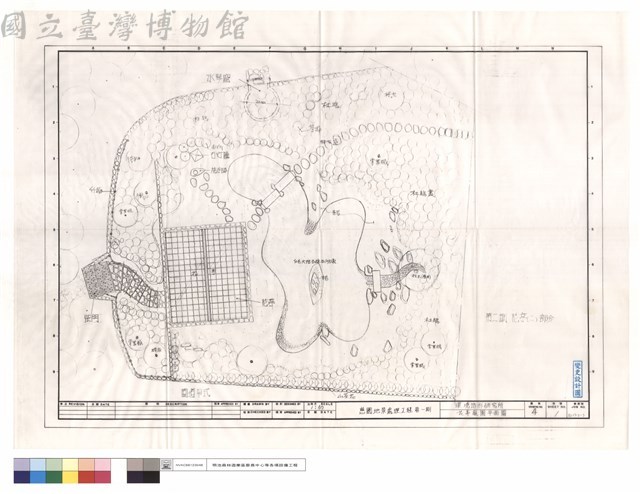 花亭庭園平面圖藏品圖，第1張