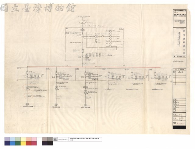 供電系統單線圖藏品圖，第1張