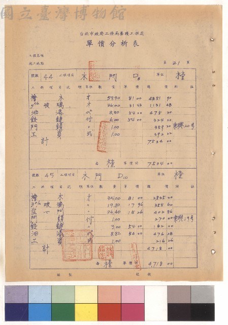 木門D8，第21頁藏品圖，第1張