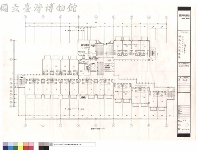 叁層平頂平面圖藏品圖，第1張