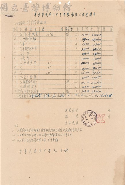 投標單藏品圖，第1張