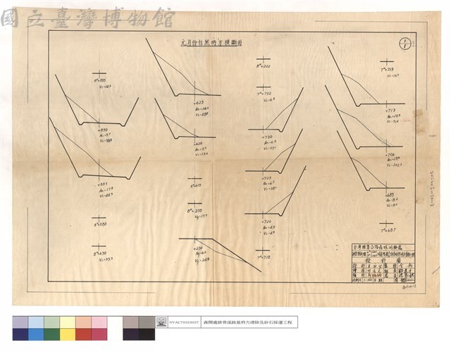 元月份自然坍方橫斷面藏品圖，第1張