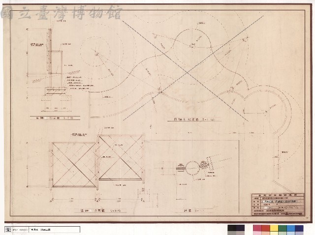 二、港町廣場詳細圖(游泳池圍柵)藏品圖，第1張