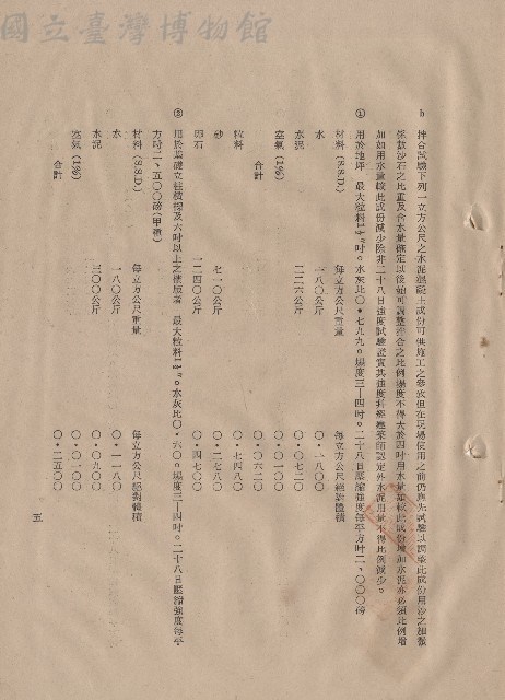混凝土工程，Ⅲ混凝土成份及稠度b(1-2)，p.5藏品圖，第1張