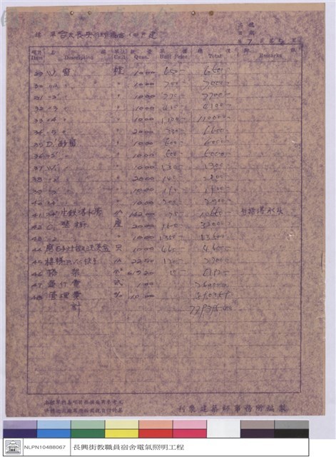 標單藏品圖，第1張