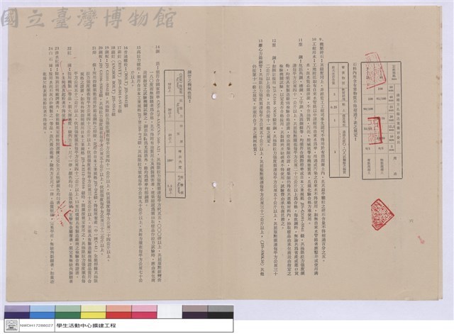 二、材料規範藏品圖，第1張