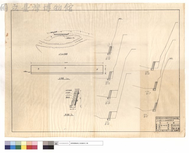 21K+500平,正,斷面圖藏品圖，第1張