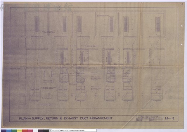 PLAN-SUPPLY' RETURN＆EXHAUST DUCT ARRANGEMENT藏品圖，第1張